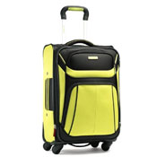 Black and yellow carry on bag