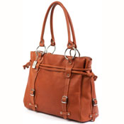 Leather Claire Chase laptop handbag