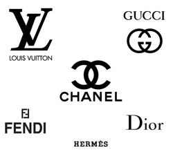 Designer logos