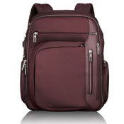 Burgundy colored laptop backpack