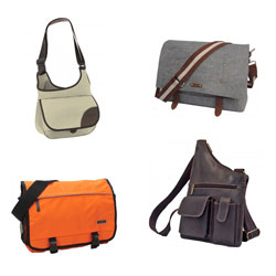 Selection of messenger bags