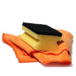 Washing cloth and washing sponge 